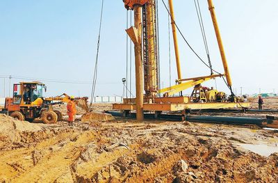 九溪大橋打下第一根樁！濱海東大道預計2021年底竣工通車